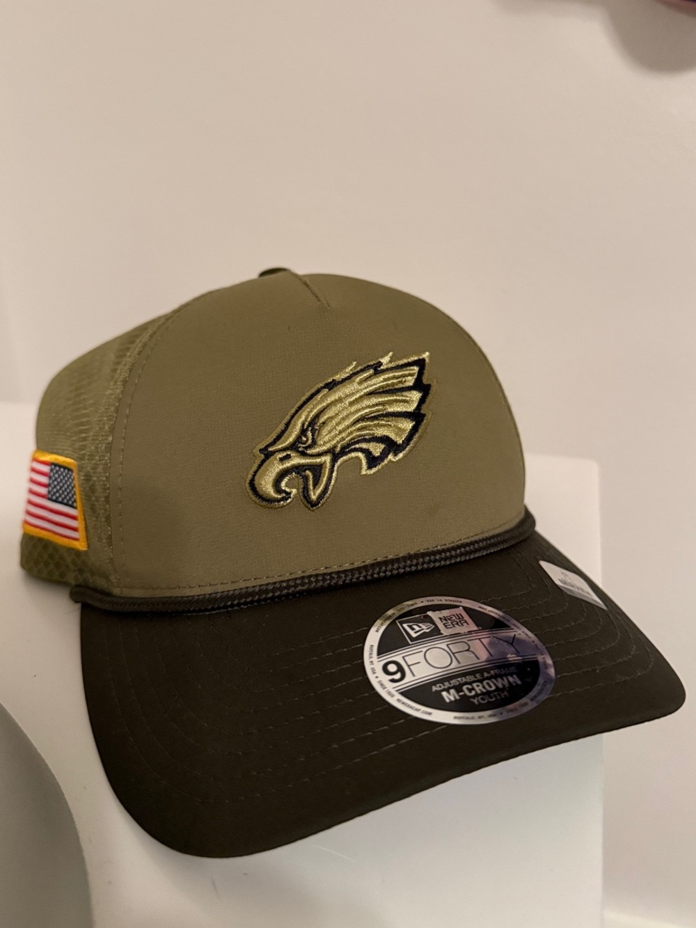 Youth New Era Philadelphia Eagles Salute to Service Snapback
